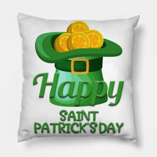 Happy St Patricks Day Pillow