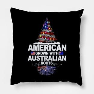 Christmas Tree  American Grown With Australian Roots - Gift for Australian From Australia Pillow