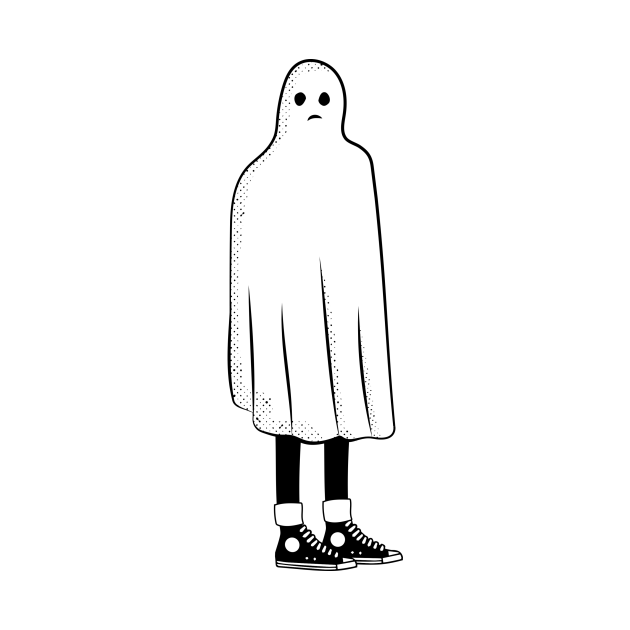 SAD GHOST - Ghost - Kids T-Shirt | TeePublic