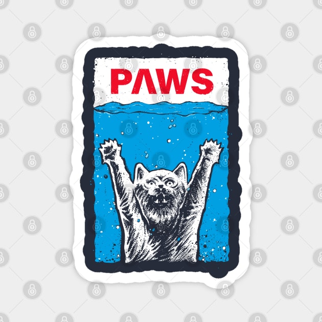 Paws Meow Magnet by barmalisiRTB