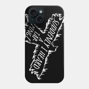 Burning Crow: Suddenly, I Heard a Tapping! Phone Case