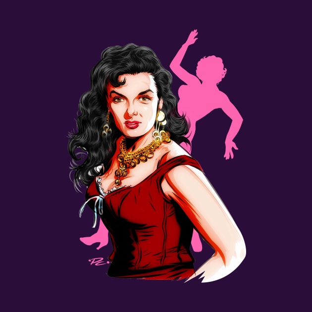 Jane Russell - An illustration by Paul Cemmick by PLAYDIGITAL2020