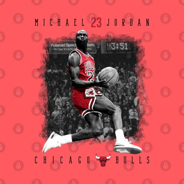 Michael Jordan 23 Chicago Bulls by Diamond Creative