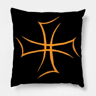 Casper Black & Orange Logo Pillow