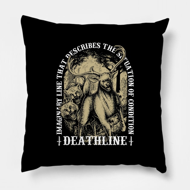 Deathline Pillow by Bimaaldisa