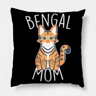 Bengal Cat Mom Pillow