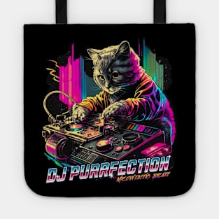 DJ Purrfection Cat DJ Tote