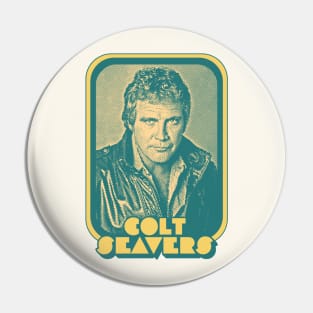 Colt Seavers / 80s TV Retro Design Pin