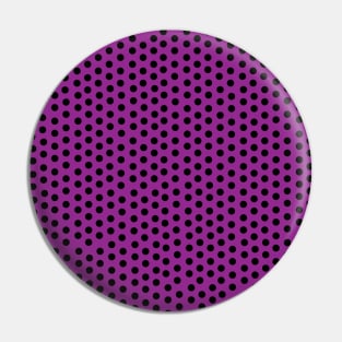 Polka Small-Dot Dark Purple Pin