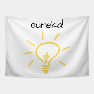 Eureka Idea light bulb Tapestry