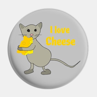 I love cheese Pin