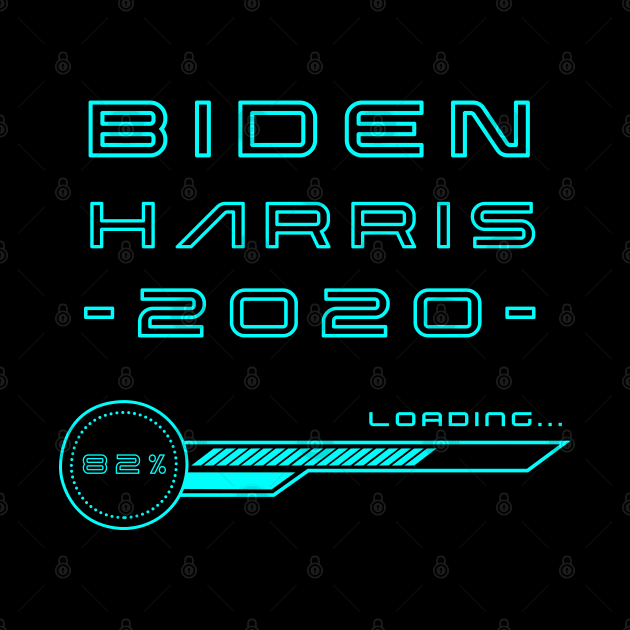 Joe Biden Kamala Harris 2020 Loading	Vinage Retro Style by MasliankaStepan