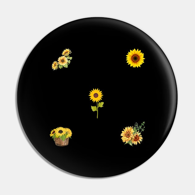 Sunflower lover Pin by BlackMeme94