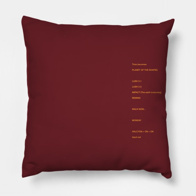 Orbital - II (brown album) Pillow by Stupiditee