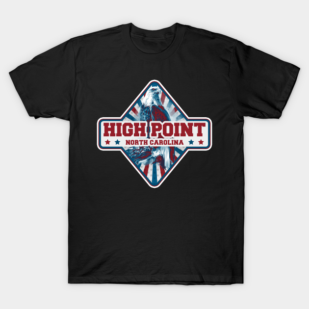 Discover High Point city gift. Town in USA - High Point - T-Shirt