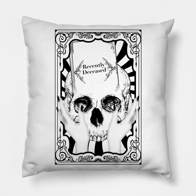 Recently Deceased - Frame Pillow by Moon._.in._.Pisces