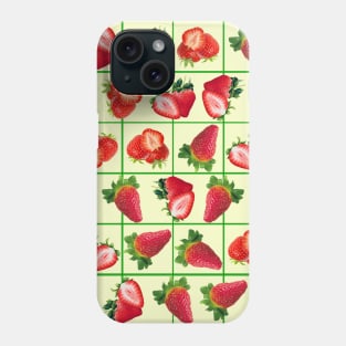 Strawberries pattern Phone Case