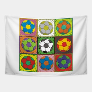 Soccer (Football) Pop Art Tapestry