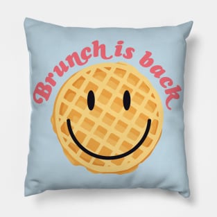 Brunch is back Pillow