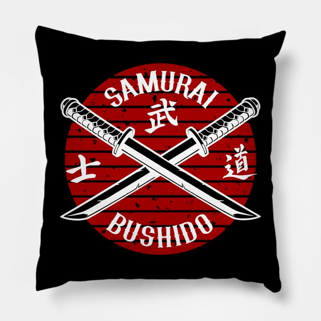 Samurai Warrior Pillow by Lifeline/BoneheadZ Apparel