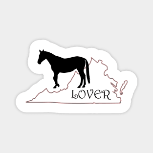 Virginia Horse Lover Gift Magnet