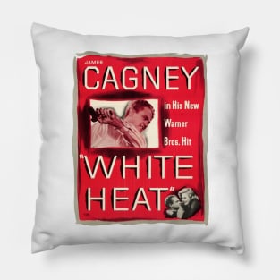 White Heat Movie Poster Pillow