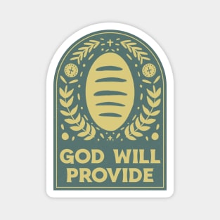 God Will Provide Christian Christianity Magnet