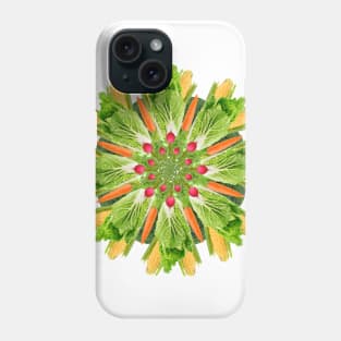 fresh vegetables mandala Phone Case