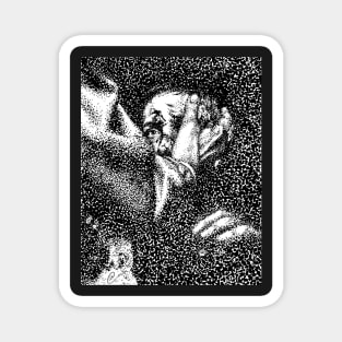 Goodbye Stranger (pointillism drawing) Magnet