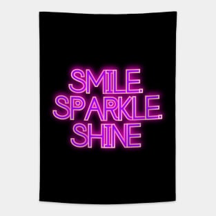 Smile. Sparkle. Shine Tapestry