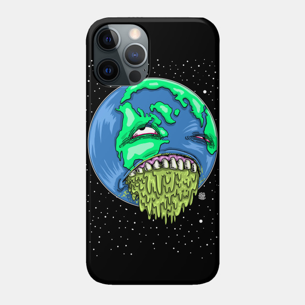 Sick Earth - Earth - Phone Case