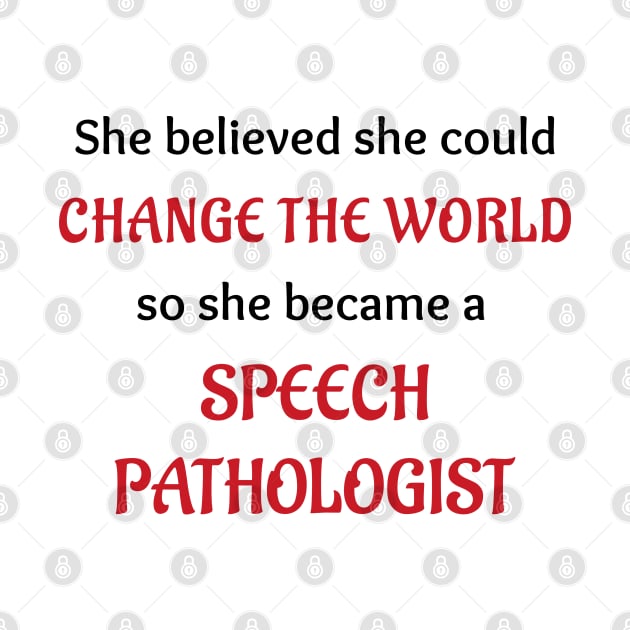 Speech Pathologist by coloringiship