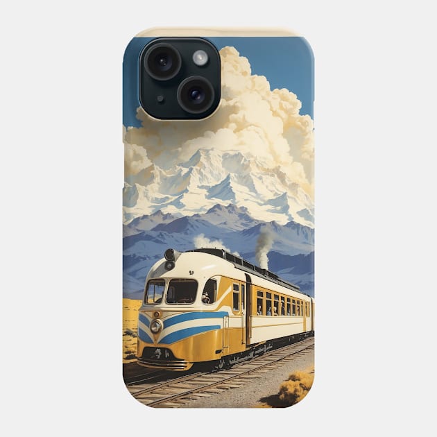 Southern Fuegian Railway Argentina Vintage Tourism Poster Phone Case by TravelersGems