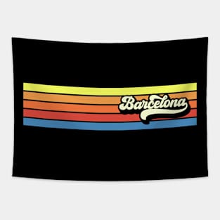 Barcelona Catalunia Spain retro vintage design 70s 80s Tapestry