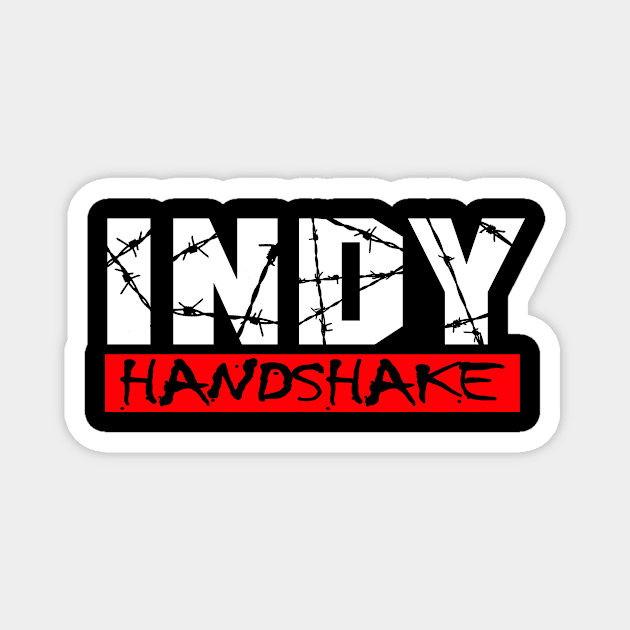 Extreme Indy Handshake (Dark Colored shirts) Magnet by Indy Handshake