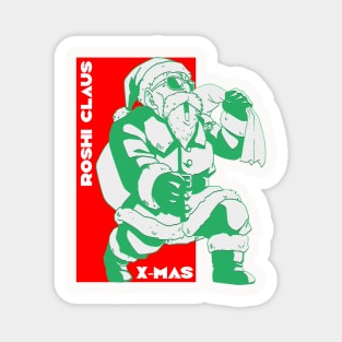 Roshi Claus X-Mas Magnet