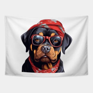 Fancy Rottweiler Dog Tapestry