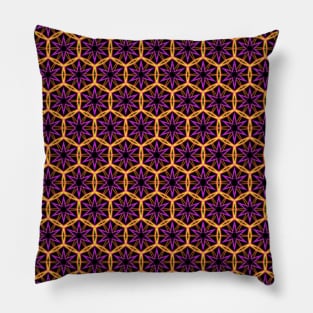 Honeycomb with Stars Pillow