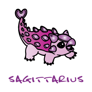 purple Sagittarius dinosaur baby T-Shirt