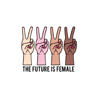 Female hands with peace sign T-Shirt