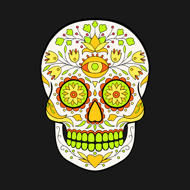 Sugar Skull Art by InshynaArt