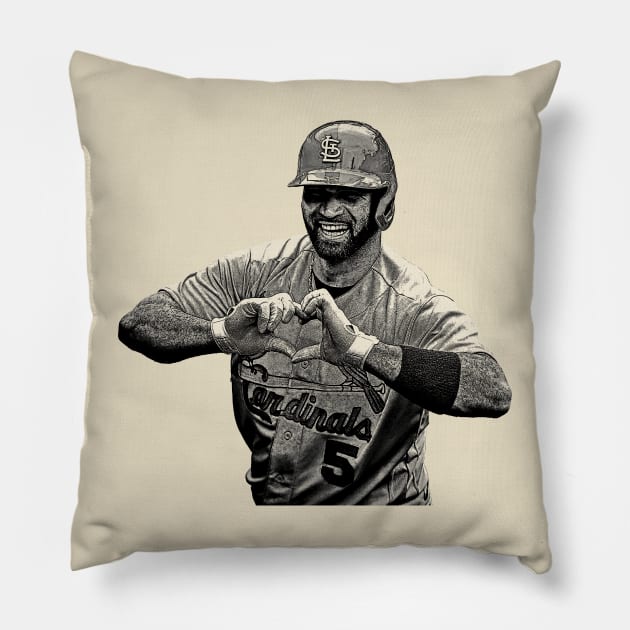 Albert Pujols Pillow by Zluenhurf