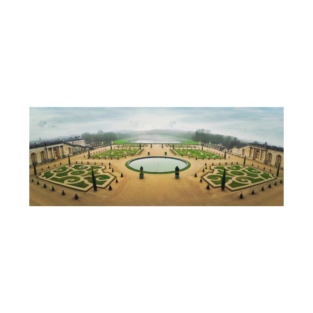 Versailles Gardens Panorama by psychoshadow