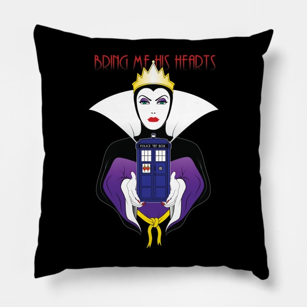 Bring Me His Hearts Pillow by SwanStarDesigns