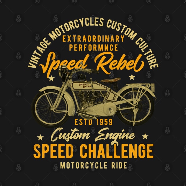 Legendary American Motorcycle Speed Racer by MotorManiac