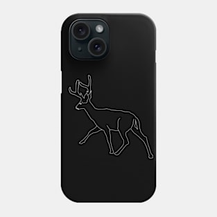 Deer line art Phone Case