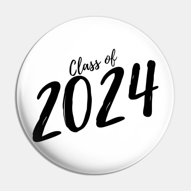 Class Of 2024. Simple Typography 2024 Design for Class Of/ Graduation
