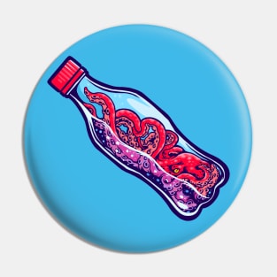 Octopus Bottle Pin