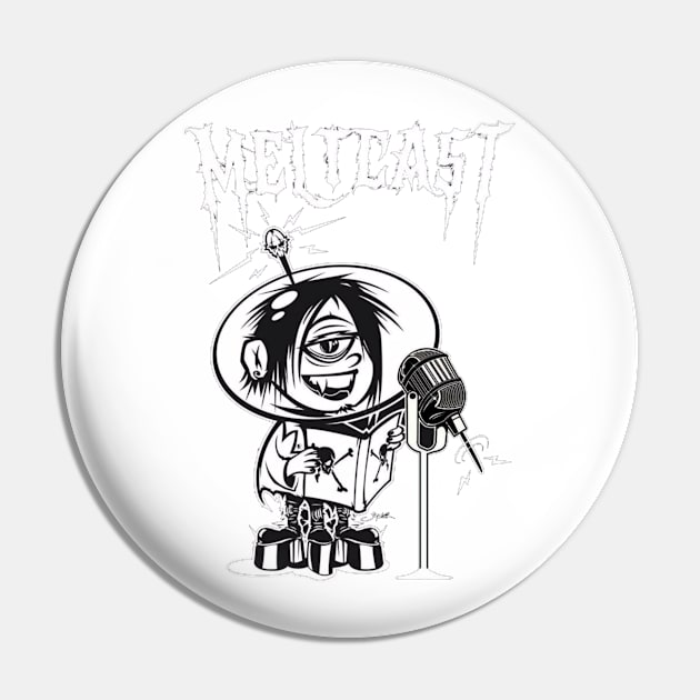 Meltcast 3.0 Logo Pin by meltdownnetwork