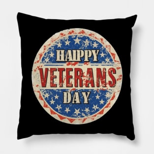 Happy Veterans Day Pillow